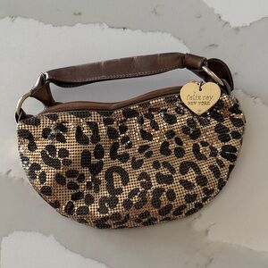 Felix Ray New York Leopard Print Bag